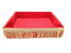 Red tray